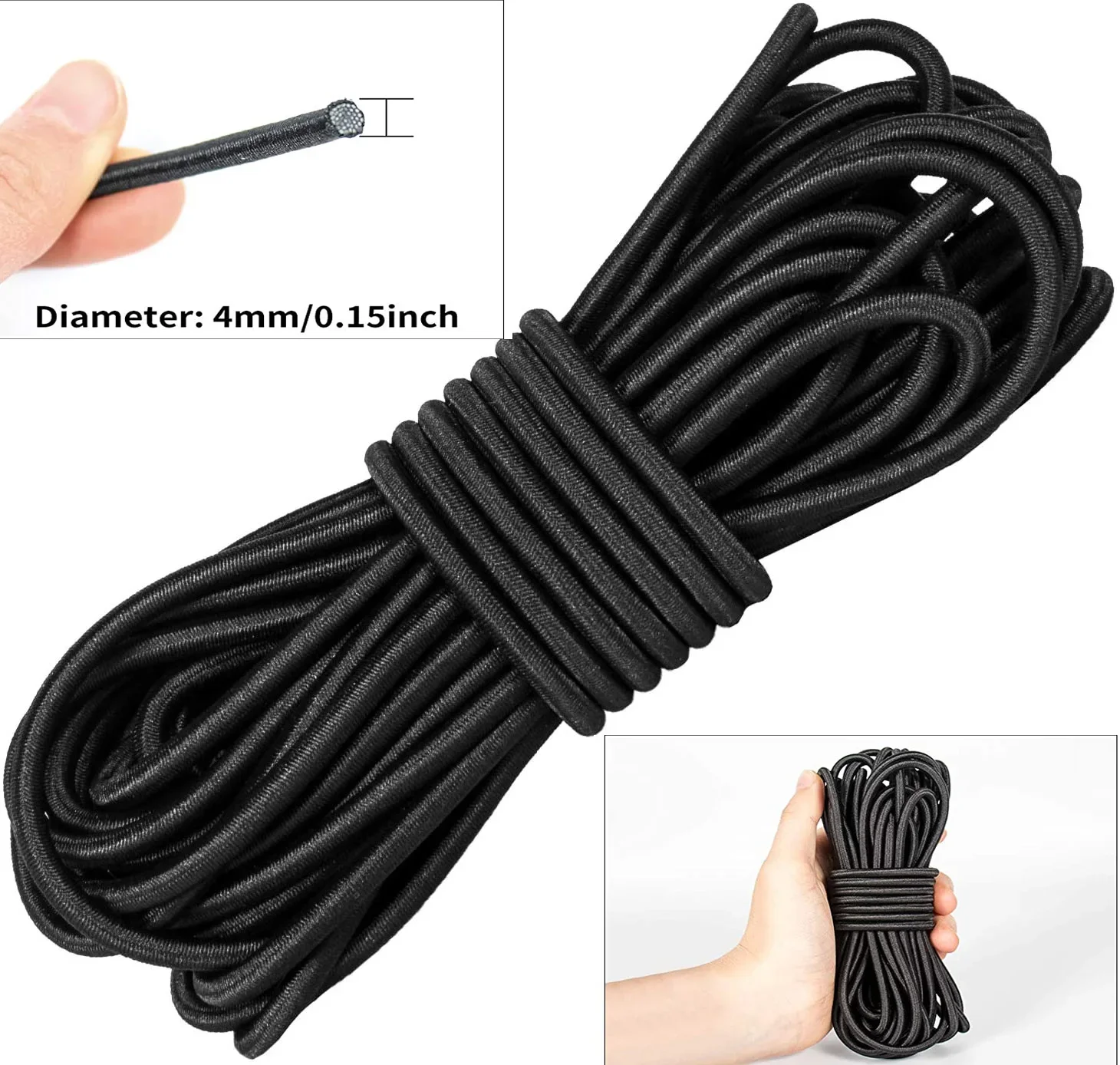 1/2/3/4/5MM Strong Elastic Rope White/black High-Quality Elastic Rope Rubber Band Sewing Garment Craft for DIY Sewing Accessorie
1/2/3/4/5MM Strong Elastic Rope White/black High-Quality Elastic Rope Rubber Band Sewing Garment Craft for DIY Sewing Accessorie