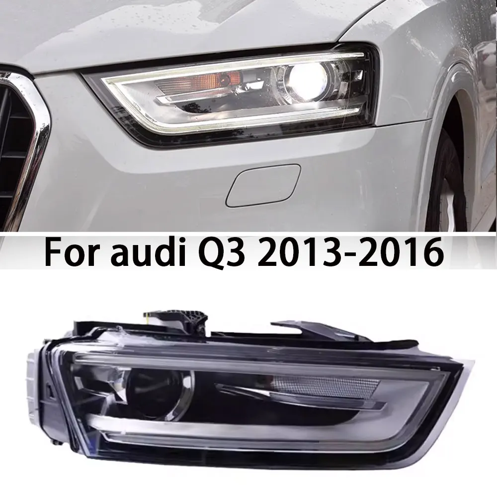 2PCS Automobile Headlight For Audi Q3 2013 2014 2015 2016 LED DRL Modification Assembly Front Lamp Projector Lens Car Accessory
2PCS Automobile Headlight For Audi Q3 2013 2014 2015 2016 LED DRL Modification Assembly Front Lamp Projector Lens Car Accessory