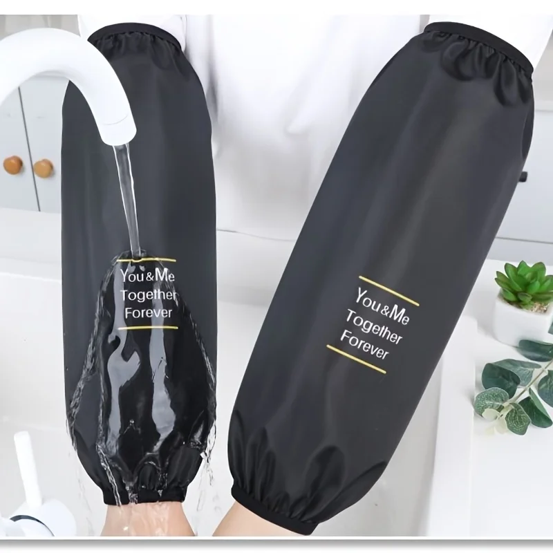 1-Piece men's and women's work and life waterproof cuffs, oil-resistant black cuffs, anti-fouling cuffs, student cuffs, suitable for kitchens and outings
1-Piece men's and women's work and life waterproof cuffs, oil-resistant black cuffs, anti-fouling cuffs, student cuffs, suitable for kitchens and outings