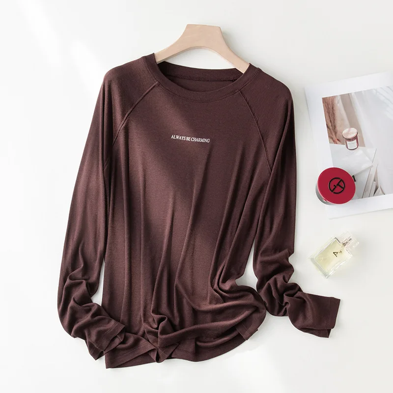 BF Lyocell Long Sleeve T Shirt Light Weight Raglan Sleeve Boyfriend Slogan Tops Tees
BF Lyocell Long Sleeve T Shirt Light Weight Raglan Sleeve Boyfriend Slogan Tops Tees