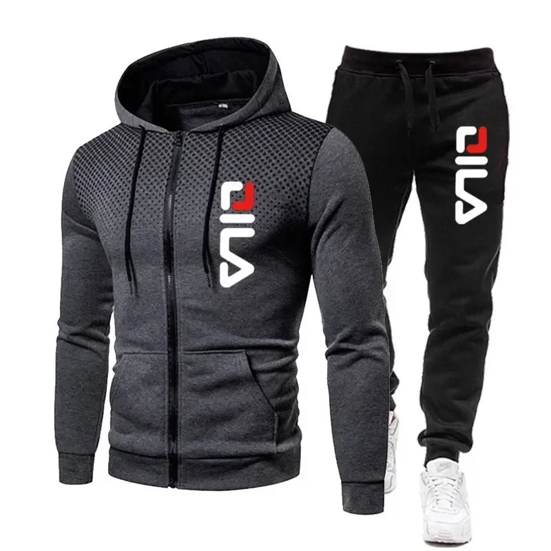 Men's new autumn and winter multi-pocket zipper long-sleeved hoodie + sports and leisure pants two-piece fitness jogging suit
Men's new autumn and winter multi-pocket zipper long-sleeved hoodie + sports and leisure pants two-piece fitness jogging suit