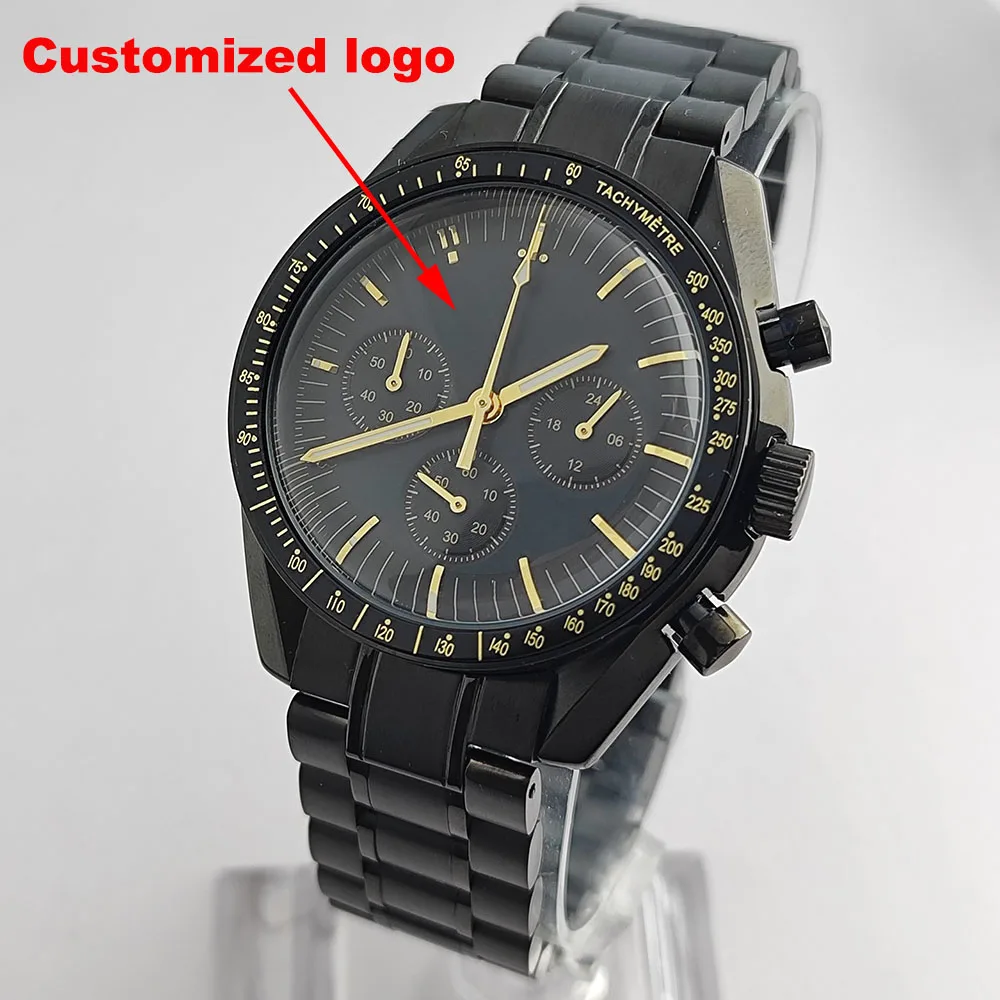 Men's Watch VK63 New Stainless Steel Black Watch VK63vk63A Movement with 20mm Stainless Steel Strap 39.7mm Case
Men's Watch VK63 New Stainless Steel Black Watch VK63vk63A Movement with 20mm Stainless Steel Strap 39.7mm Case