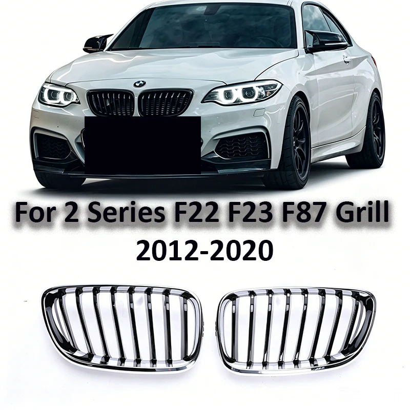 M Performance Kidney Grille, Gloss Black, Single/Double Slat, Chrome Trim & M Color Stripe Grill for BMW 2 Series F22 F23 F87
M Performance Kidney Grille, Gloss Black, Single/Double Slat, Chrome Trim & M Color Stripe Grill for BMW 2 Series F22 F23 F87