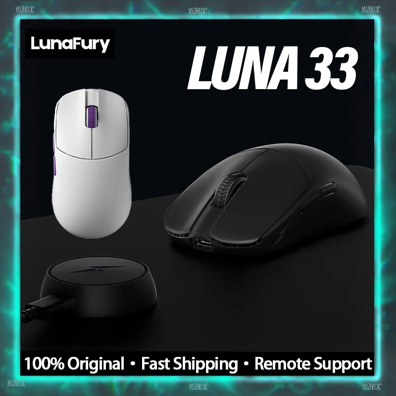 Игровая мышь Lunafury TYPE33, 8000 Гц, частота отката, сверхнизкая задержка, беспроводная поддержка, веб-драйвер 30000 точек на дюйм, высокая производительность FPS
Игровая мышь Lunafury TYPE33, 8000 Гц, частота отката, сверхнизкая задержка, беспроводная поддержка, веб-драйвер 30000 точек на дюйм, высокая производительность FPS