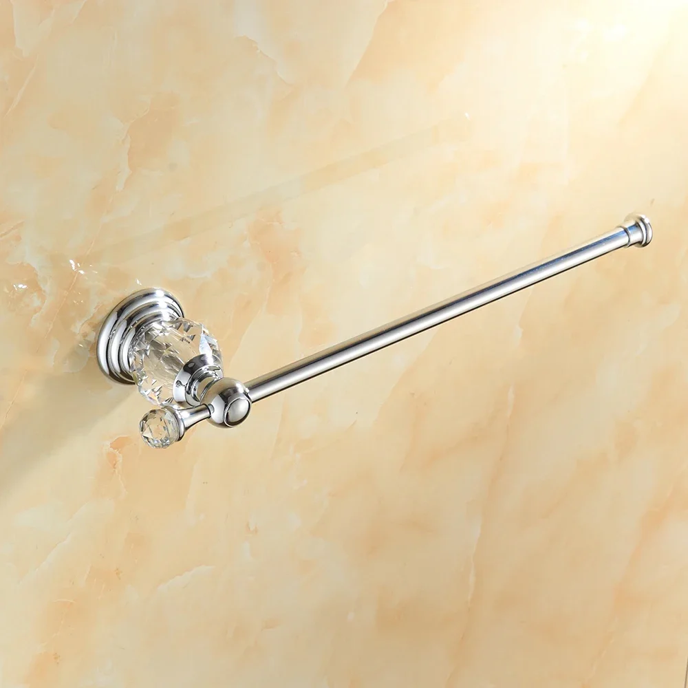 Antique Shiny Crystal 35 cm Single Towel Pole Bathroom Hardware Accessories Wall Mount Holder Casa de banho
Antique Shiny Crystal 35 cm Single Towel Pole Bathroom Hardware Accessories Wall Mount Holder Casa de banho