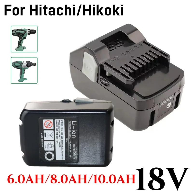 for Hitachi 18V 6.0/8.0/10.0Ah Rechargeable Replacement Batteries for Hitachi Power Tools BSL1840 DSL18DSAL BSL1815X
for Hitachi 18V 6.0/8.0/10.0Ah Rechargeable Replacement Batteries for Hitachi Power Tools BSL1840 DSL18DSAL BSL1815X