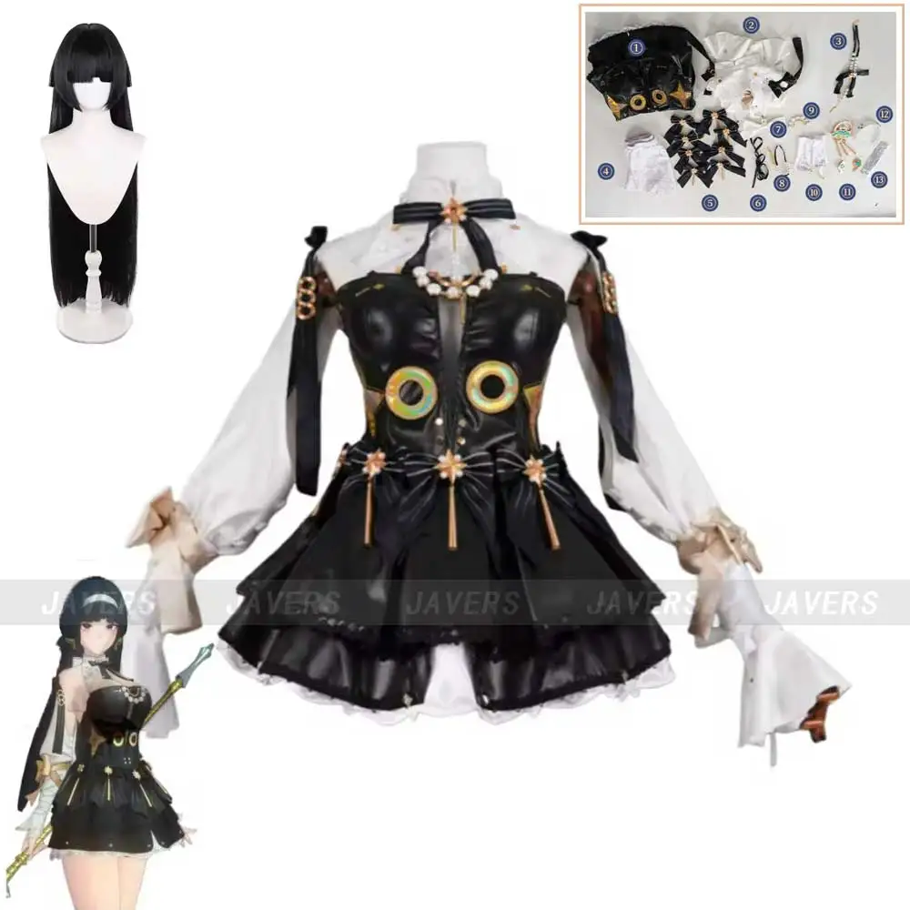 Astra Yao Chandelier Skin Cosplay Anime Game Zenless Zone Zero Costume Japanese Gothic Lolita Black Dress Woman Carnival Suit
Astra Yao Chandelier Skin Cosplay Anime Game Zenless Zone Zero Costume Japanese Gothic Lolita Black Dress Woman Carnival Suit