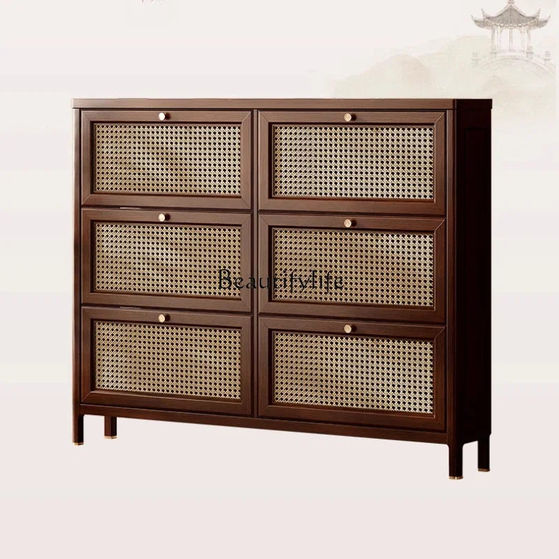 yj5Ultra-thin shoe cabinet, small narrow entrance entrance, rattan woven into the home tipping bucket shoe cabinet
yj5Ultra-thin shoe cabinet, small narrow entrance entrance, rattan woven into the home tipping bucket shoe cabinet