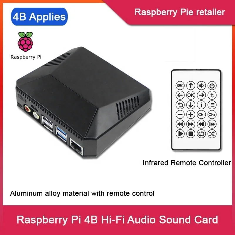 Музыкальный корпус Raspberry Pi 4B NANOSOUND ONE 2025, плата расширения аудиокарты HiFi DAC
Музыкальный корпус Raspberry Pi 4B NANOSOUND ONE 2025, плата расширения аудиокарты HiFi DAC