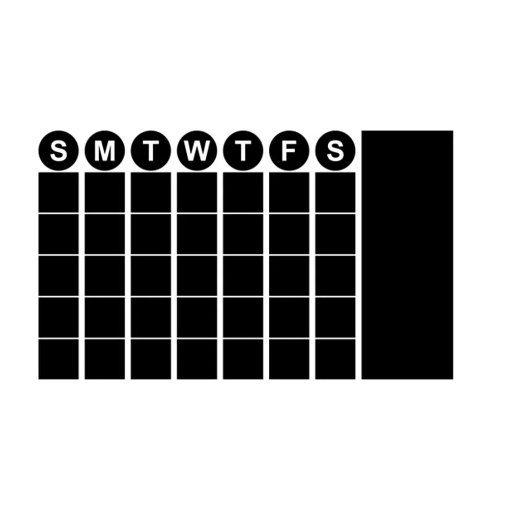 Chalkboard Wall Stickers PVC Self Adhesive Decorative Decals for Home Office School Reusable No Residue Easy Paste Weekly Plans
Chalkboard Wall Stickers PVC Self Adhesive Decorative Decals for Home Office School Reusable No Residue Easy Paste Weekly Plans