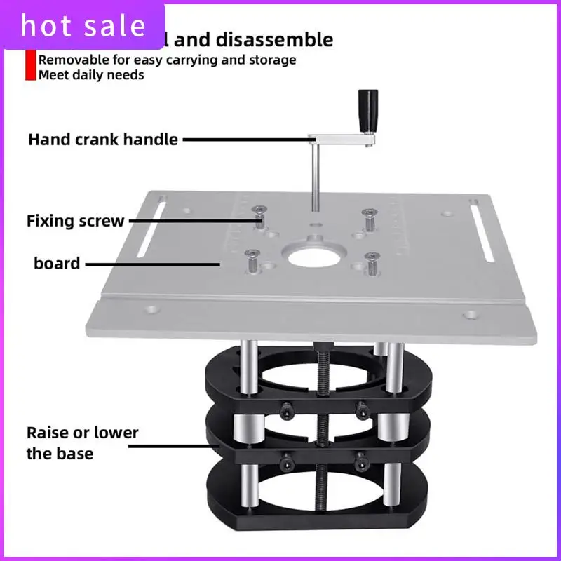 LICG-Upgrade Router Lift For 65Mm Diameter Motors,Woodworking Router Table Insert Plate Lifting Base ,Black
LICG-Upgrade Router Lift For 65Mm Diameter Motors,Woodworking Router Table Insert Plate Lifting Base ,Black