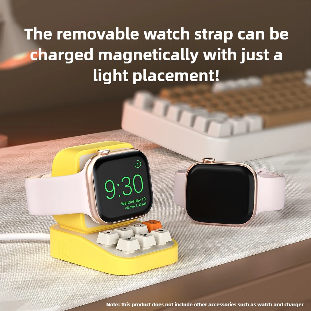 Док-станция для беспроводного зарядного устройства Apple Watch Series 1-10/SE/Ultra
Док-станция для беспроводного зарядного устройства Apple Watch Series 1-10/SE/Ultra
