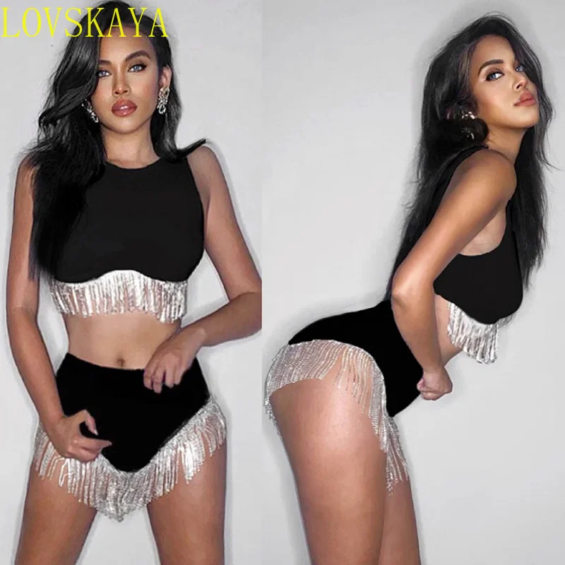 2024 Women's Steel Pipe Dance Costume Black Tassel Split Set Sexy Nightclub Bar DJ Costume Jazz Performance Stage Costume
2024 Women's Steel Pipe Dance Costume Black Tassel Split Set Sexy Nightclub Bar DJ Costume Jazz Performance Stage Costume