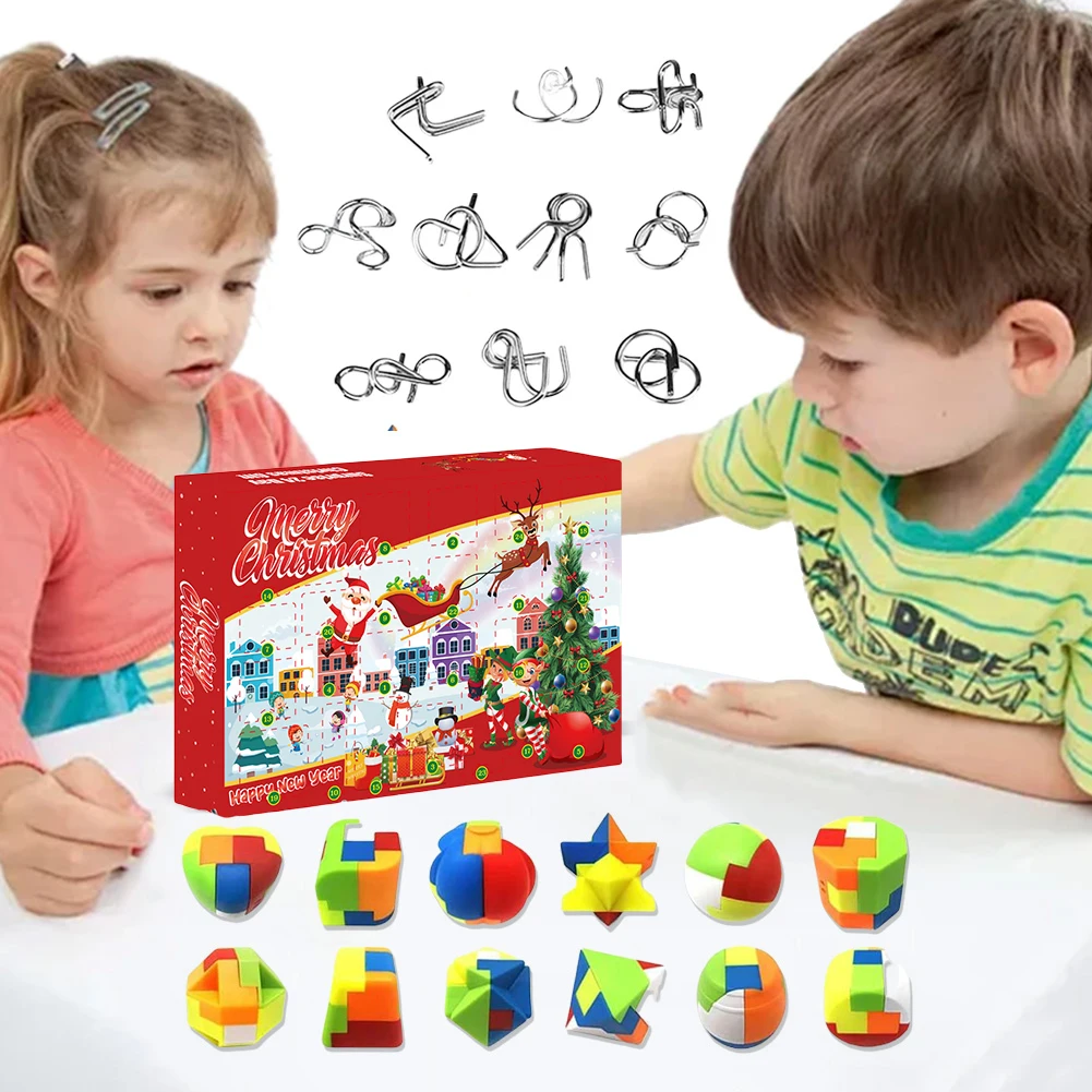 Advent Calendar 2024 Brain Teaser Puzzles Fun Challenges Toys Christmas Advent Calendar Xmas Gifts for Boys Girls Teens Adults
Advent Calendar 2024 Brain Teaser Puzzles Fun Challenges Toys Christmas Advent Calendar Xmas Gifts for Boys Girls Teens Adults