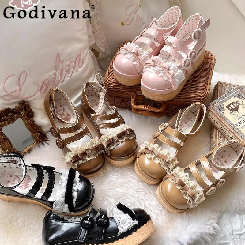 Original Lolita Mary Jane Shoes Spring Girls' Princess Tea Party Birthday Lo Thick-Soled Platform Shoes Women's High Heel Pumps
Original Lolita Mary Jane Shoes Spring Girls' Princess Tea Party Birthday Lo Thick-Soled Platform Shoes Women's High Heel Pumps