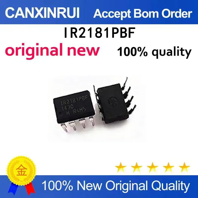 (5-100 pieces)Brand new original IR2181PBF IR2181 DIP-8 integrated circuit chip IC
(5-100 pieces)Brand new original IR2181PBF IR2181 DIP-8 integrated circuit chip IC