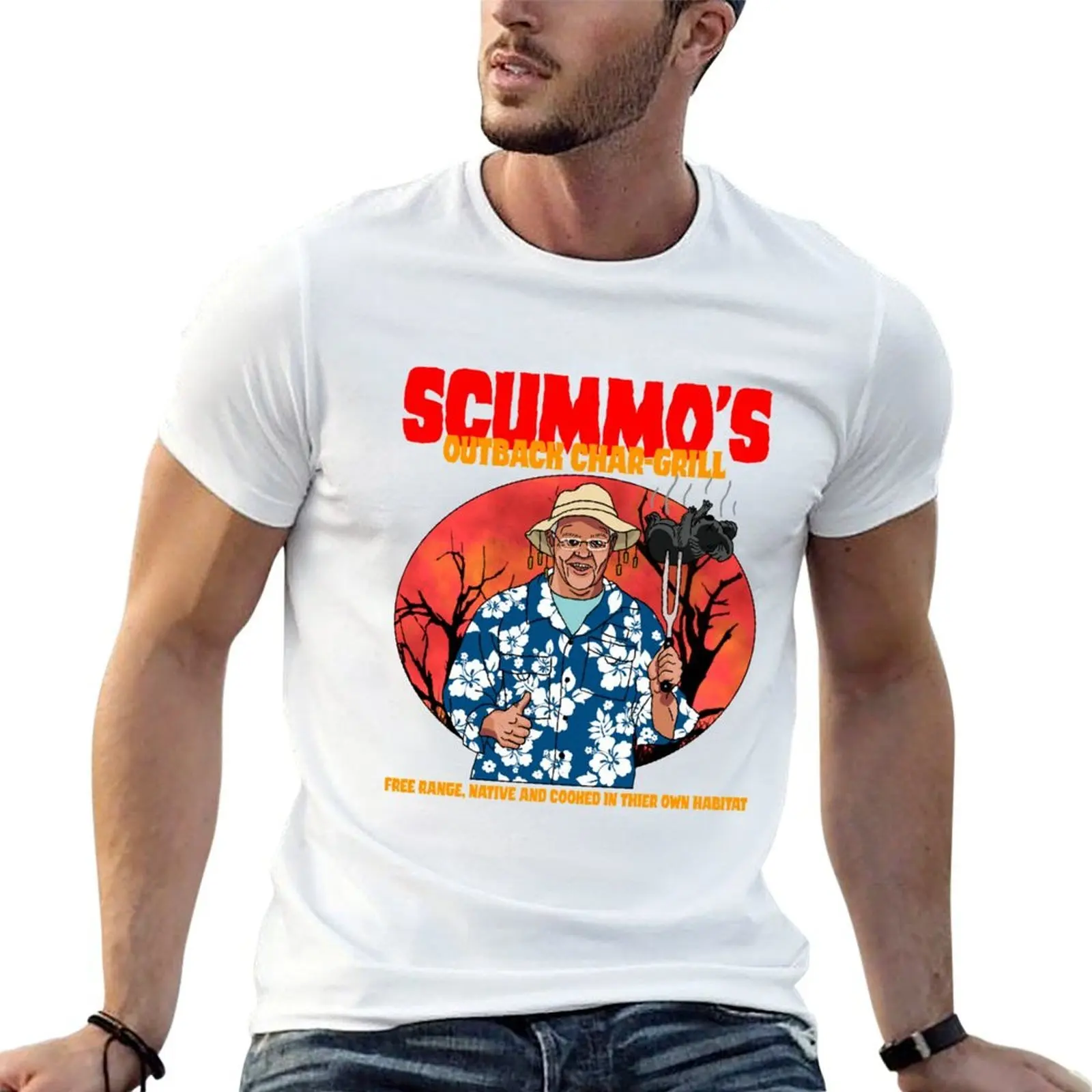 Scummo's dark Char-Grill humor man shirt graphic t t shirts Outback funny t T-Shirt essential shirts
Scummo's dark Char-Grill humor man shirt graphic t t shirts Outback funny t T-Shirt essential shirts