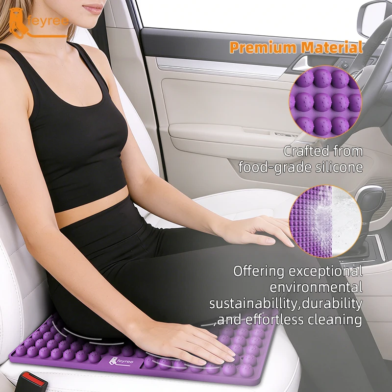 Подушка для сиденья электромобиля Feyree с матричной структурой воздушных ячеек, встроенными отрицательными ионами и силиконовым воздушным наполнителем
Подушка для сиденья электромобиля Feyree с матричной структурой воздушных ячеек, встроенными отрицательными ионами и силиконовым воздушным наполнителем