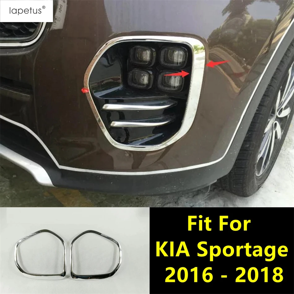 Car Front Fog Light Lamp Frame Decorative Sequins Cover Trim Fit For KIA Sportage 2016 2017 2018 ABS Chrome Accessories Exterior
Car Front Fog Light Lamp Frame Decorative Sequins Cover Trim Fit For KIA Sportage 2016 2017 2018 ABS Chrome Accessories Exterior