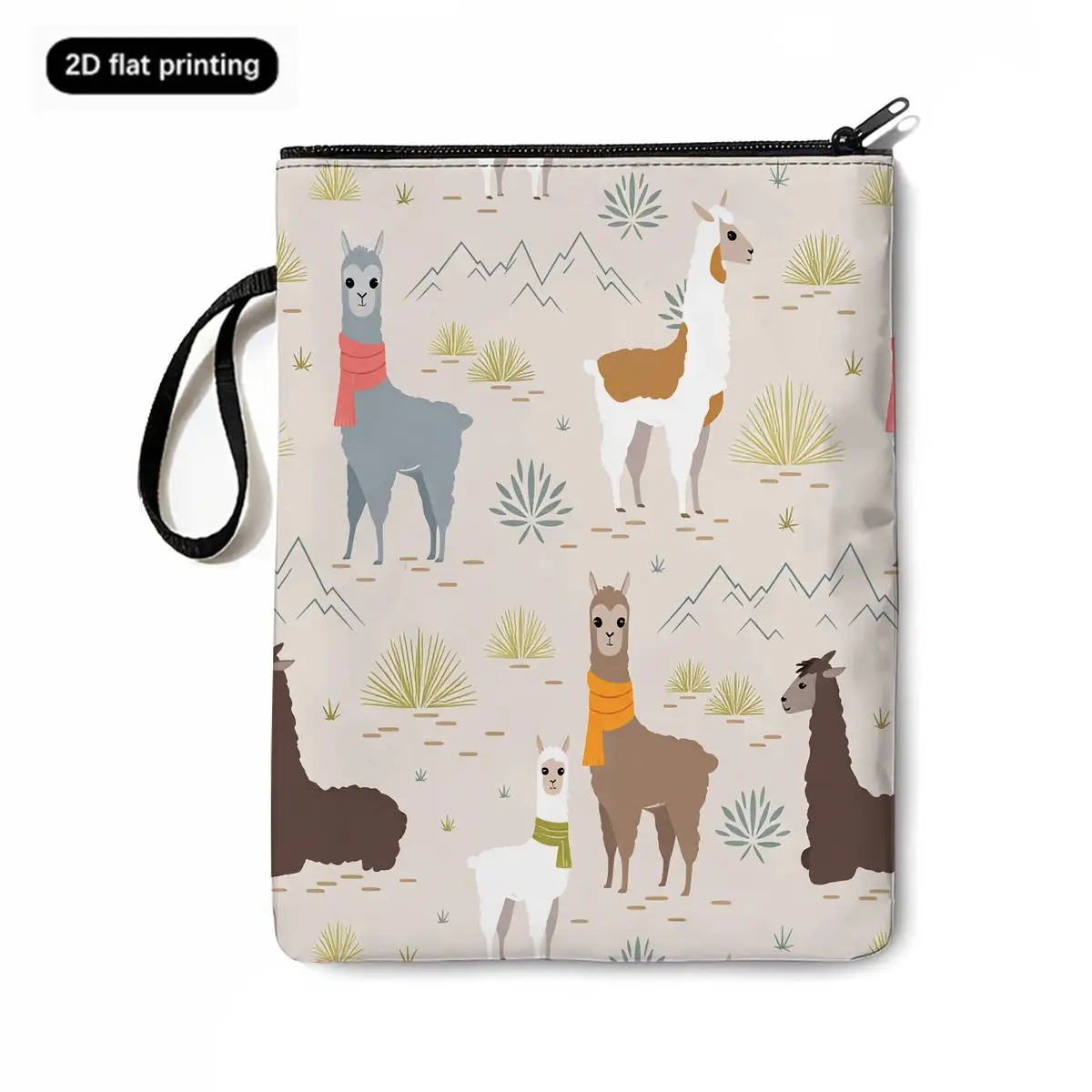 Sheep Print Book Sleeve, Zipper Protective Book Cover with Wrist Strap for Students Book Lovers
Sheep Print Book Sleeve, Zipper Protective Book Cover with Wrist Strap for Students Book Lovers