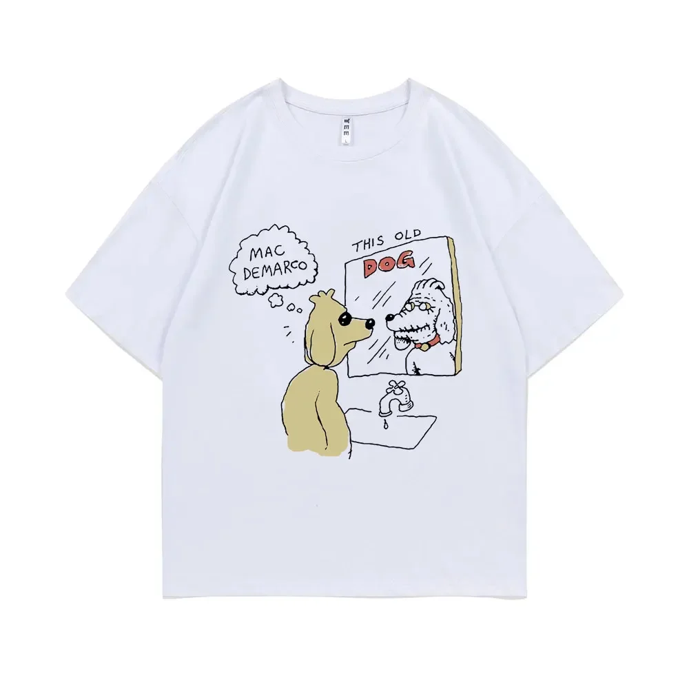 Mac Demarco Album Pattern Print Summer T-shirt Heavy Shoulder Stylish Loose casual 100% cotton round neck short sleeve T-shirt
Mac Demarco Album Pattern Print Summer T-shirt Heavy Shoulder Stylish Loose casual 100% cotton round neck short sleeve T-shirt