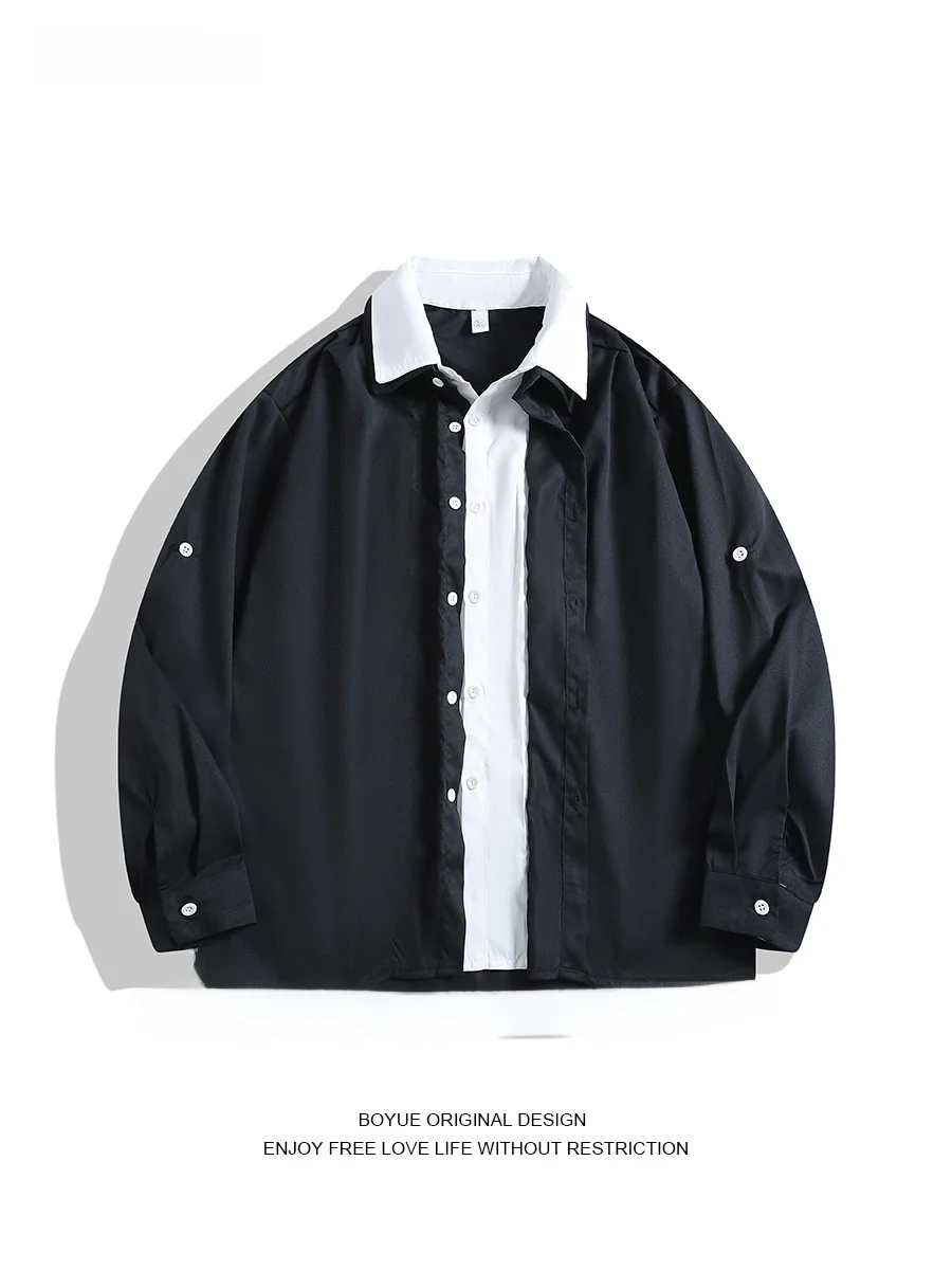 Boyue Long Sve irt Casual Busin Sle сращенный дизайн Мужская одежда для поездок на работу irt Ele Simple Faion Весенне-осенняя одежда
Boyue Long Sve irt Casual Busin Sle сращенный дизайн Мужская одежда для поездок на работу irt Ele Simple Faion Весенне-осенняя одежда