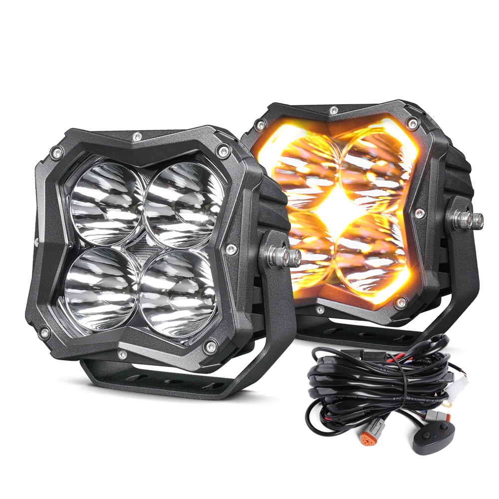 Hot selling:5'' Spot Led Light Newest 5 Inch Cube Spot Driving Beam with Amber Backlit Off Road Led Ditch Light for Tacoma for 4
Hot selling:5'' Spot Led Light Newest 5 Inch Cube Spot Driving Beam with Amber Backlit Off Road Led Ditch Light for Tacoma for 4