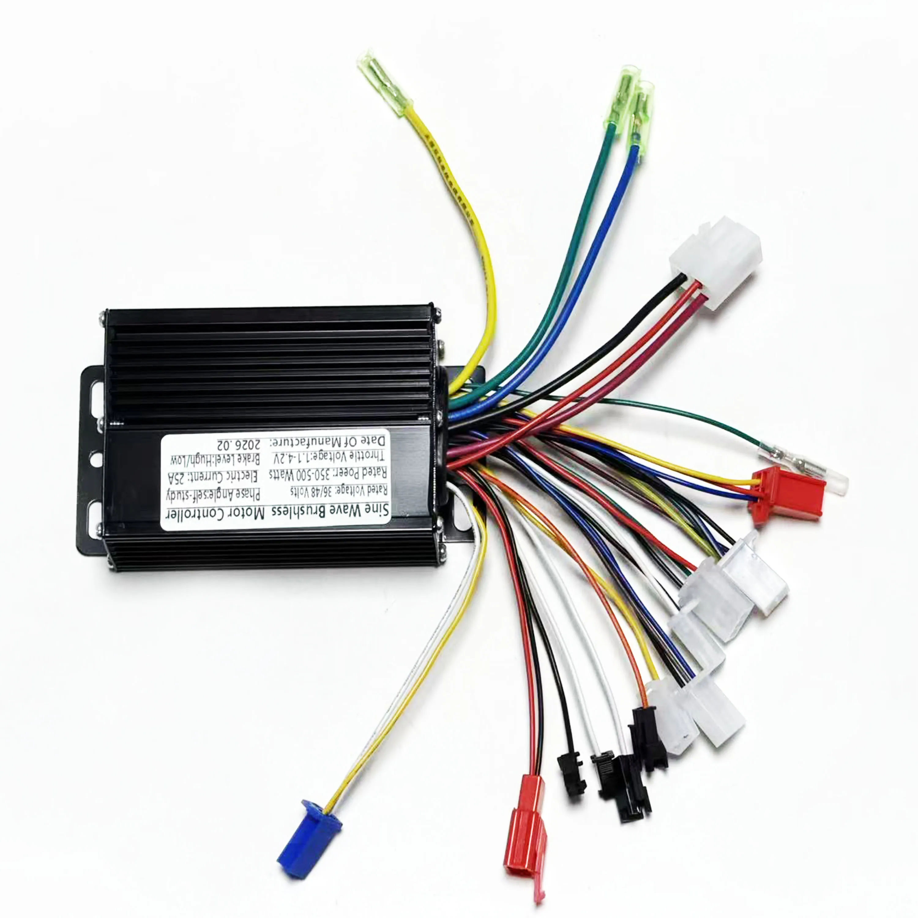 36V/48V 300W/500W 25A three-mode sine wave brushless motor controller drive universal, for electric bicycles、 motorcycles repair
36V/48V 300W/500W 25A three-mode sine wave brushless motor controller drive universal, for electric bicycles、 motorcycles repair