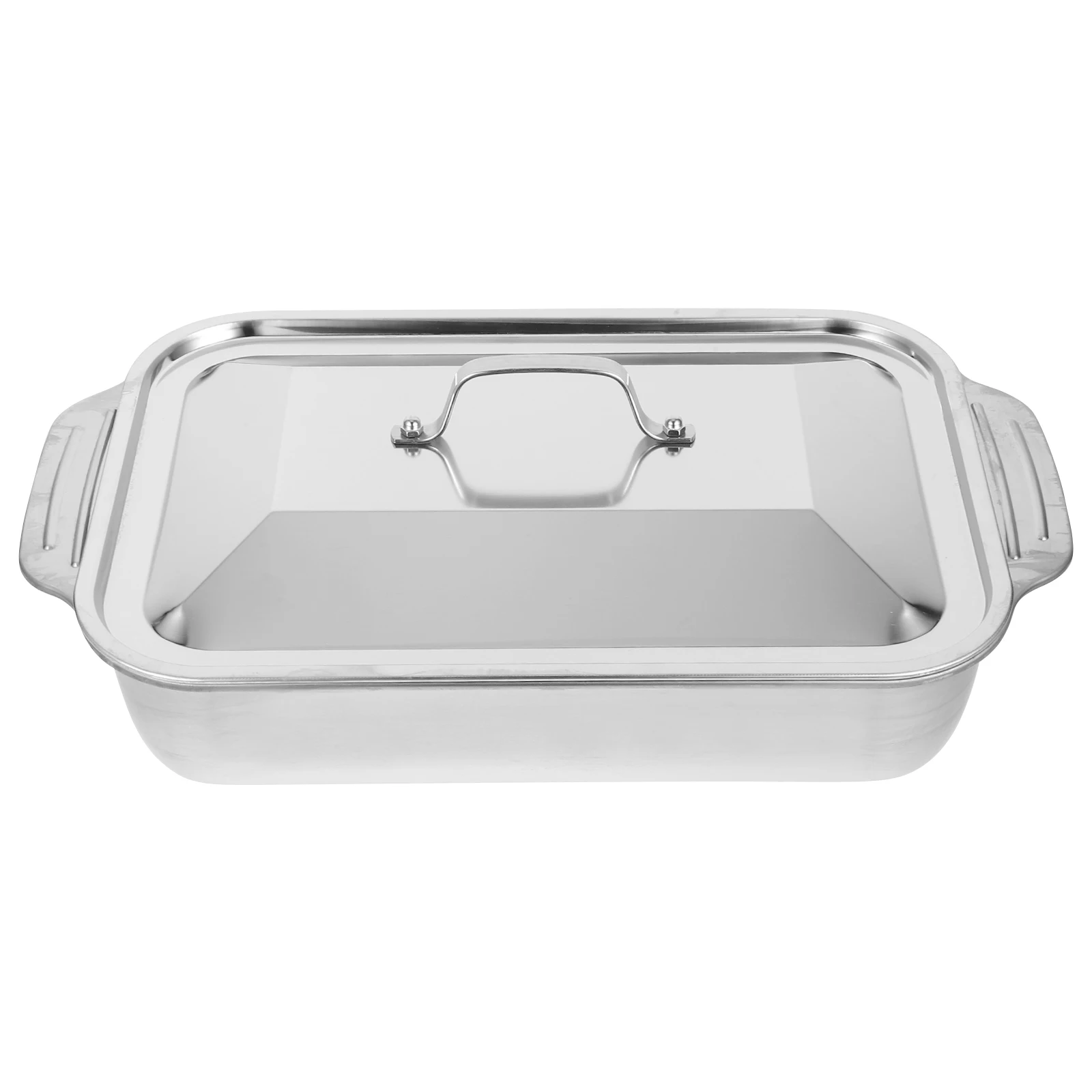 Thickened Stainless Steel Roasting Pan 41x24x7.5cm Deep Rectangular Fish Grill Tray Large Size Baking Dish Kitchen Tool
Thickened Stainless Steel Roasting Pan 41x24x7.5cm Deep Rectangular Fish Grill Tray Large Size Baking Dish Kitchen Tool