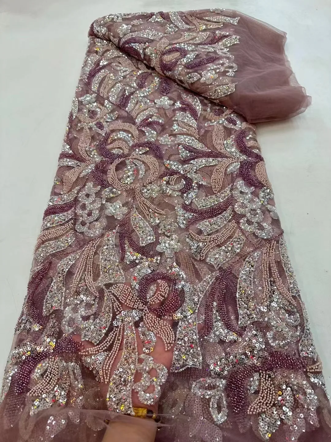 Red African Heavy Handmade Beaded Lace Fabric Luxury Bridal 2024 High Quality Sequins French Tulle Embroidery Dress Material
Red African Heavy Handmade Beaded Lace Fabric Luxury Bridal 2024 High Quality Sequins French Tulle Embroidery Dress Material