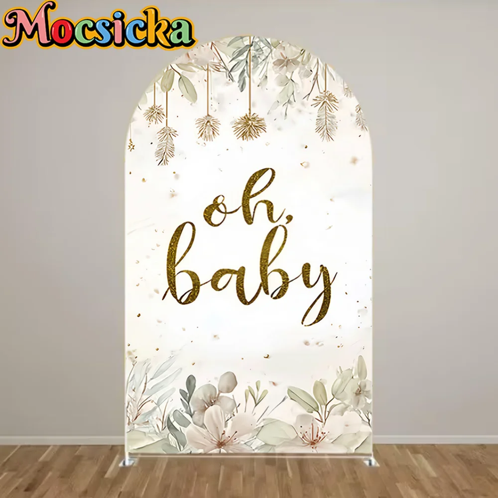 Mocsicka Custom 2-Sided Oh Baby Arch Background Flowers Leaves Kids Birthday Party Baby Shower Covers Chiara Decor Backdrop
Mocsicka Custom 2-Sided Oh Baby Arch Background Flowers Leaves Kids Birthday Party Baby Shower Covers Chiara Decor Backdrop