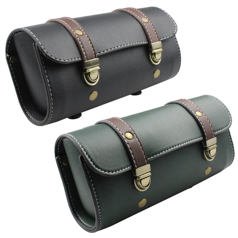 Motorcycle Saddlebags PU Leather Front Fork Tail Tool Bag Luggage For Harley Chopper Bobber Cruiser Sportster XL 883 1200 Bag
Motorcycle Saddlebags PU Leather Front Fork Tail Tool Bag Luggage For Harley Chopper Bobber Cruiser Sportster XL 883 1200 Bag