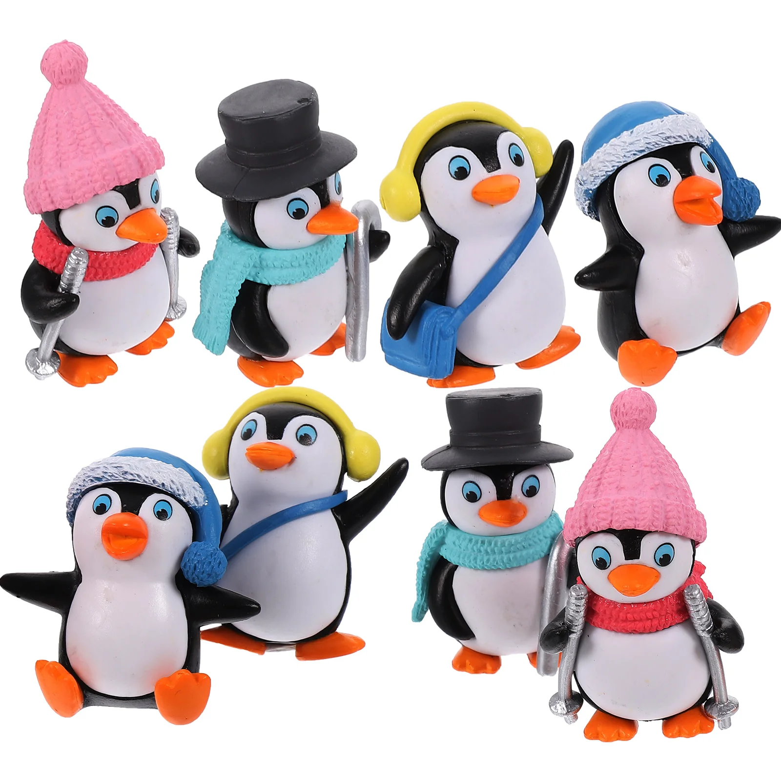 8 Pcs Mini Penguin Bonsai Decor Tool Cute Cartoon Ski nament Desktop Landscape Decoration Keychain Safe
8 Pcs Mini Penguin Bonsai Decor Tool Cute Cartoon Ski nament Desktop Landscape Decoration Keychain Safe