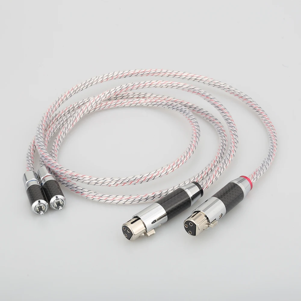 Аудиокабель Valhalla серии RCA папа к XLR мама с кабелем из углеродного волокна hifi 1 м
Аудиокабель Valhalla серии RCA папа к XLR мама с кабелем из углеродного волокна hifi 1 м