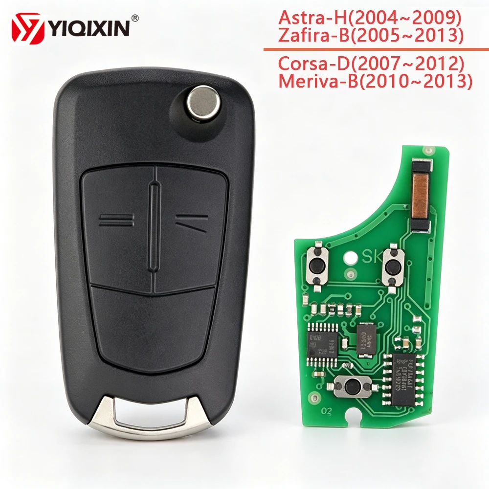 Flip Remote Car Key For Opel/Vauxhall Astra H 2004-2009 Zafira B 2005-20013/Corsa D 2007-2012 Meriva B 2010-2013 433MHZ PCF7941
Flip Remote Car Key For Opel/Vauxhall Astra H 2004-2009 Zafira B 2005-20013/Corsa D 2007-2012 Meriva B 2010-2013 433MHZ PCF7941