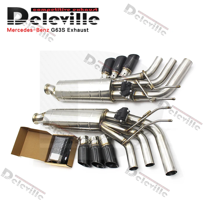 OBM Catback Exhaust For Mercedes-Benz G63 S AMG 2013-2019 Stainless Steel Exhaust Electronic Valve Rebound System Exhaust System
OBM Catback Exhaust For Mercedes-Benz G63 S AMG 2013-2019 Stainless Steel Exhaust Electronic Valve Rebound System Exhaust System