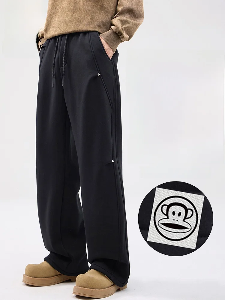 Мужские спортивные брюки PaulFrank: Новинка весна-осень, американские прямые леггинсы с заклепками, повседневные брюки для мужчин
Мужские спортивные брюки PaulFrank: Новинка весна-осень, американские прямые леггинсы с заклепками, повседневные брюки для мужчин