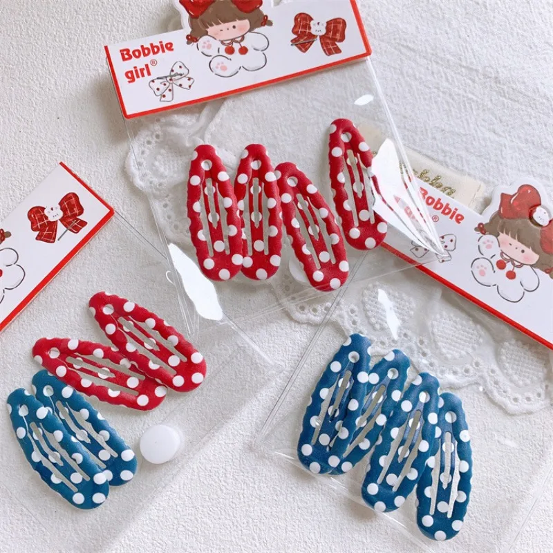 Red Blue Polka Dot Water Drop Hair Clips for Girl Sweet Side Bangs Barrettes Adorable Non Slip Toddler Hair Accessories Headwear
Red Blue Polka Dot Water Drop Hair Clips for Girl Sweet Side Bangs Barrettes Adorable Non Slip Toddler Hair Accessories Headwear