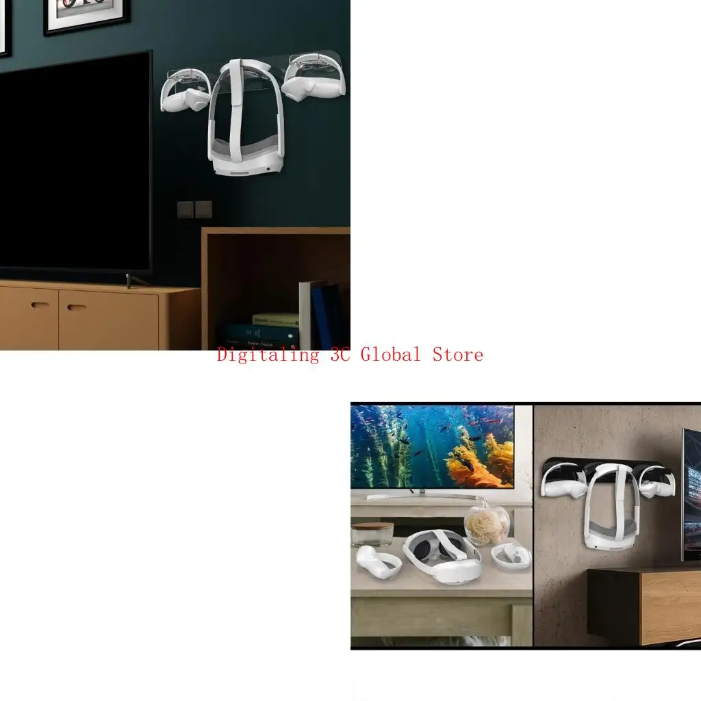 Wall Storage Mount for Pico 4 Headset and Touch Controllers Storage Organizers Stable Rack Stand Accessories
Wall Storage Mount for Pico 4 Headset and Touch Controllers Storage Organizers Stable Rack Stand Accessories