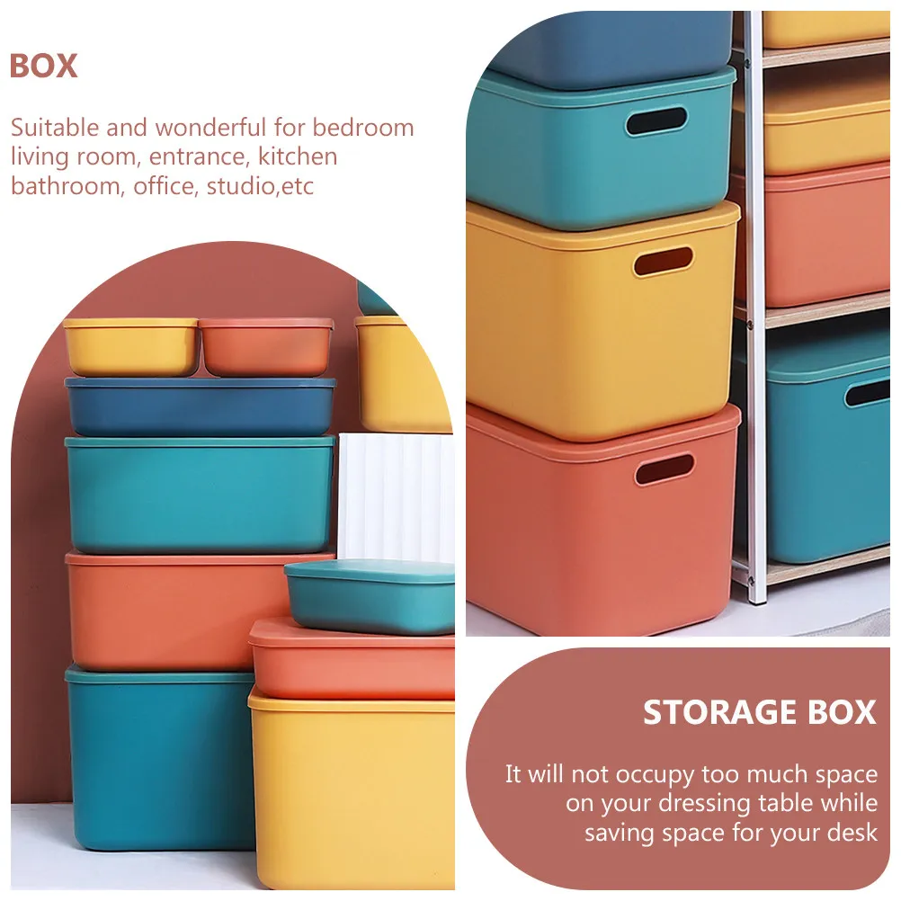 Countertop Plastic Box with Lid Stackable Design for Bathroom Vanity Bedroom Kitchen Living Room Desktop Organization
Countertop Plastic Box with Lid Stackable Design for Bathroom Vanity Bedroom Kitchen Living Room Desktop Organization
