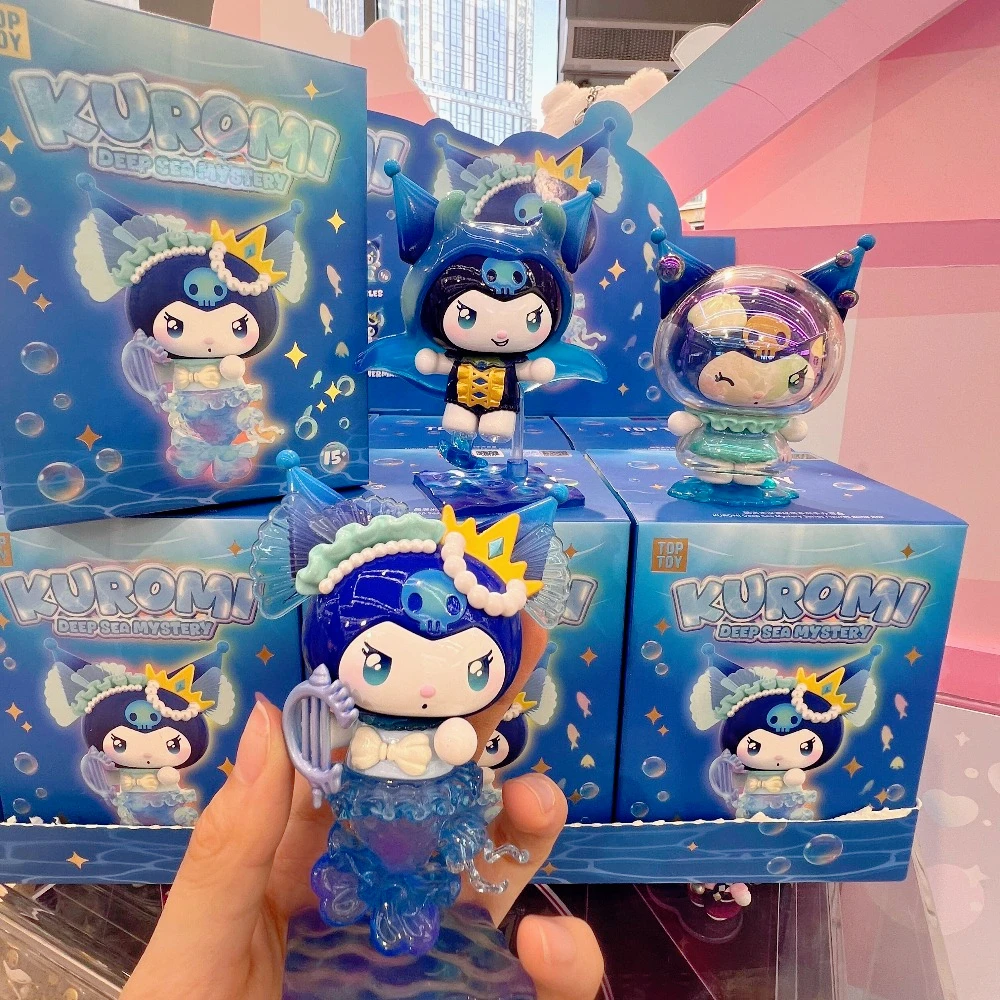 Sanrio Character Kuromi Deep Sea Mystery Blind Box Kawaii Mystery Box Action Figure Anime Doll Surprise Bag Collection Model Toy
Sanrio Character Kuromi Deep Sea Mystery Blind Box Kawaii Mystery Box Action Figure Anime Doll Surprise Bag Collection Model Toy