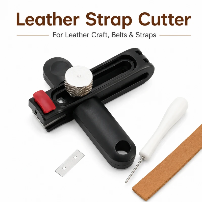DIY Leathercraft Edge Beveller, Multi-size Strip Cutter, Nylon Webbing Divider Tool, Professional Saddlery Accessories
DIY Leathercraft Edge Beveller, Multi-size Strip Cutter, Nylon Webbing Divider Tool, Professional Saddlery Accessories