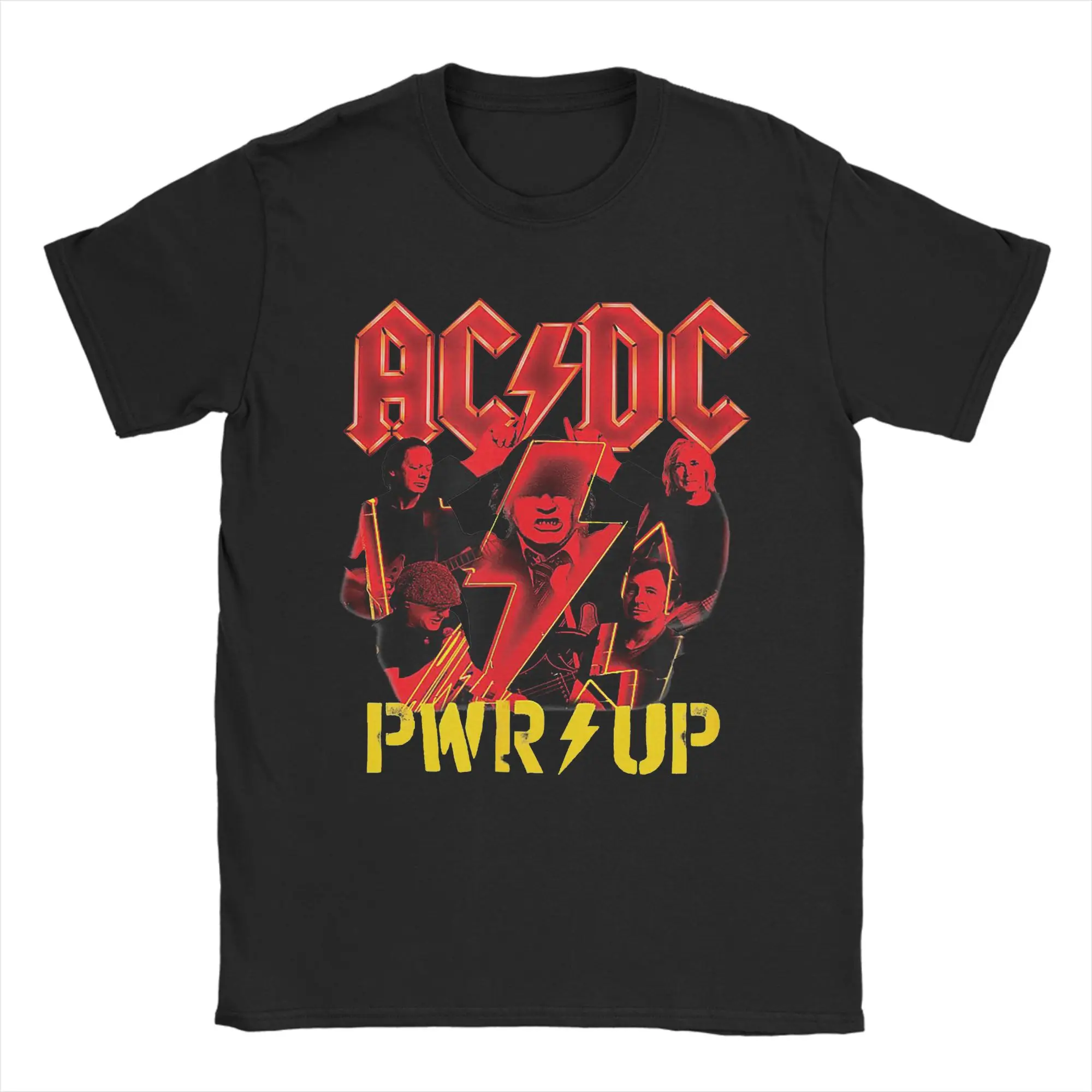ACs Rock Music Band DCs Band PWR UP T-Shirt Men Cotton Clothes Casual O-neck Short Sleeve
ACs Rock Music Band DCs Band PWR UP T-Shirt Men Cotton Clothes Casual O-neck Short Sleeve