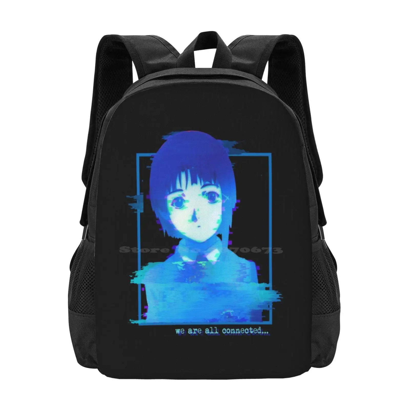 Мы все соединены... Рюкзаки для школы Подростки Девочки Дорожные сумки Серийные эксперименты Lain Glitch Chromatic Aberration
Мы все соединены... Рюкзаки для школы Подростки Девочки Дорожные сумки Серийные эксперименты Lain Glitch Chromatic Aberration