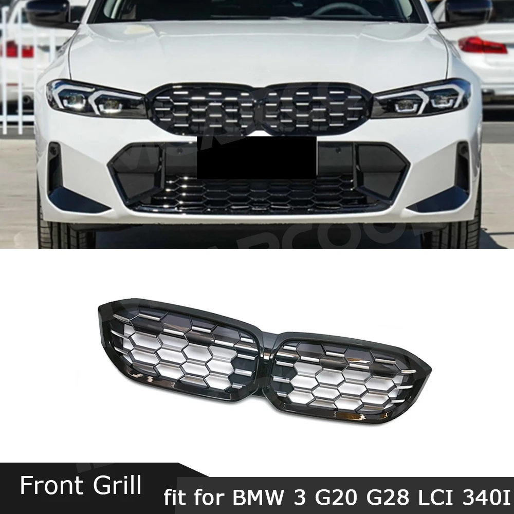 JMCARCOOL For BMW 3 Series G20 G28 LCI 340I 2023+ Car Racing Front Grille FogLamp Mesh Grill Frame Trim ABS BodyKit Decoration
JMCARCOOL For BMW 3 Series G20 G28 LCI 340I 2023+ Car Racing Front Grille FogLamp Mesh Grill Frame Trim ABS BodyKit Decoration