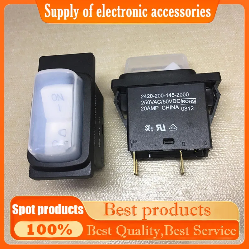 2420-200-145-2000 ship type switch circuit breaker switch 20A 250V four-pin two-position
2420-200-145-2000 ship type switch circuit breaker switch 20A 250V four-pin two-position