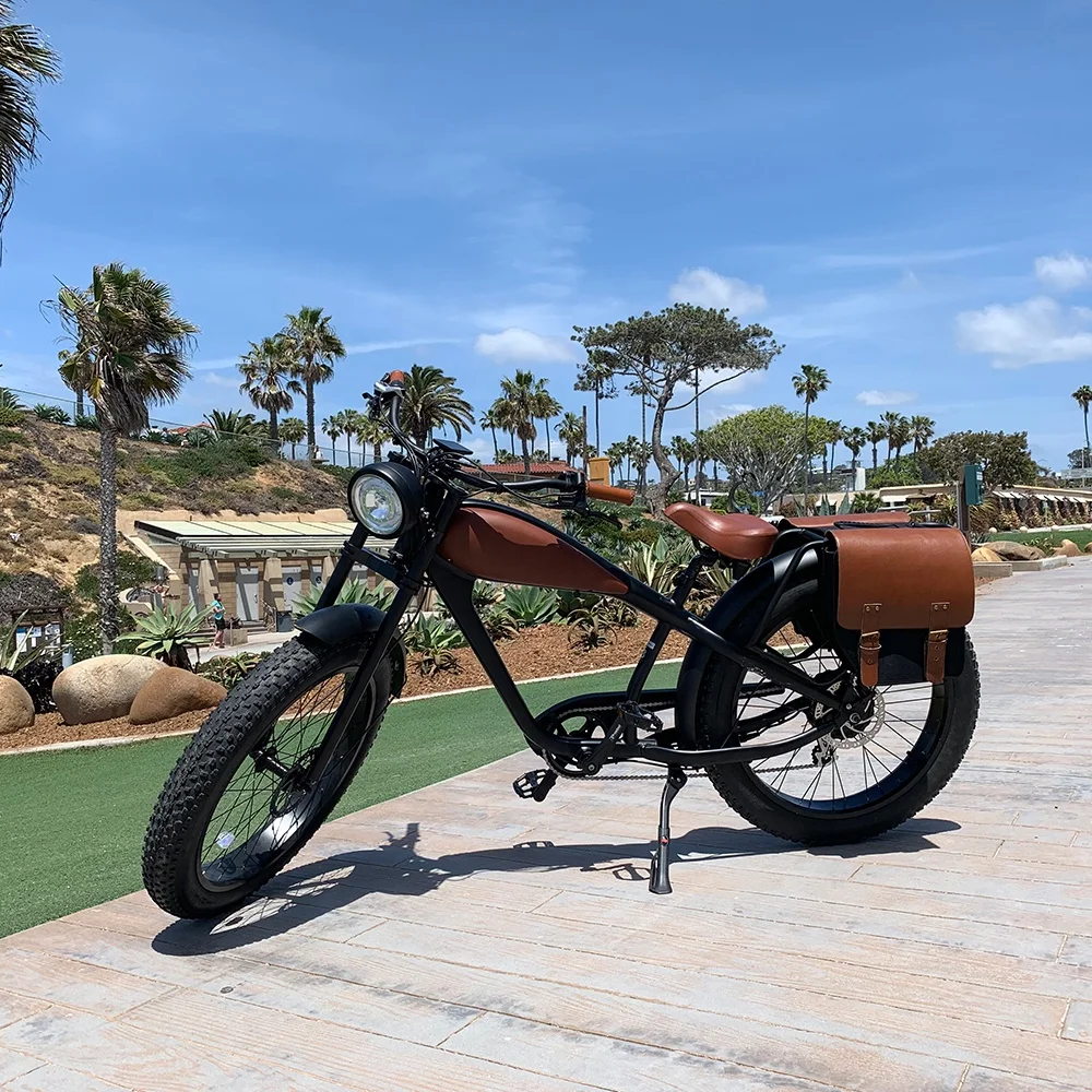 20Ah Long Range Electric Fat Bike 750W Motor 26 Inch Vintage Mountain Ebike
20Ah Long Range Electric Fat Bike 750W Motor 26 Inch Vintage Mountain Ebike