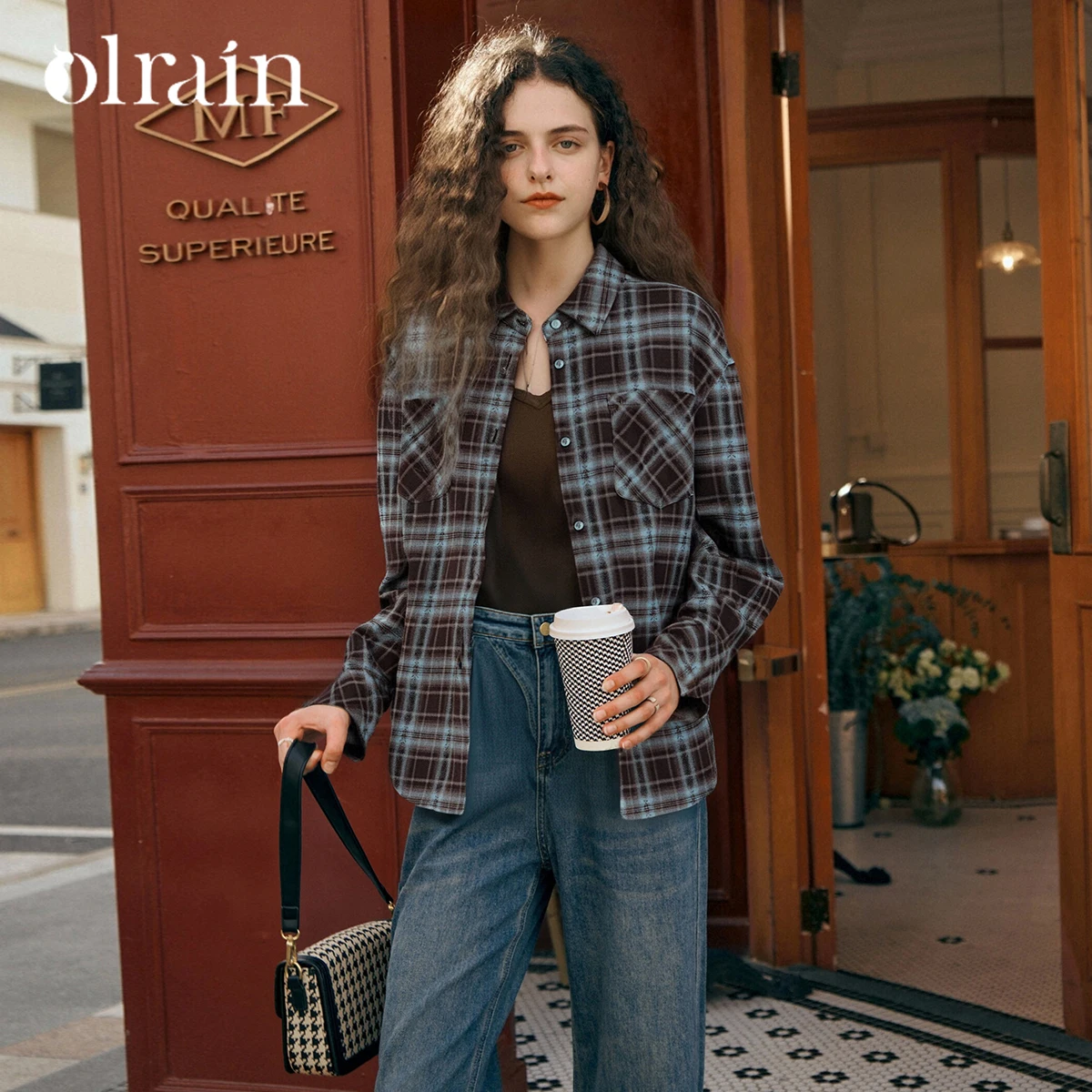 OLrain Women's Plaid Shirts 2025 Autumn Turn-down Collar Loose Shirt Fashion Vintage Long Sleeve Skirt Female Tops O57QC001168
OLrain Women's Plaid Shirts 2025 Autumn Turn-down Collar Loose Shirt Fashion Vintage Long Sleeve Skirt Female Tops O57QC001168