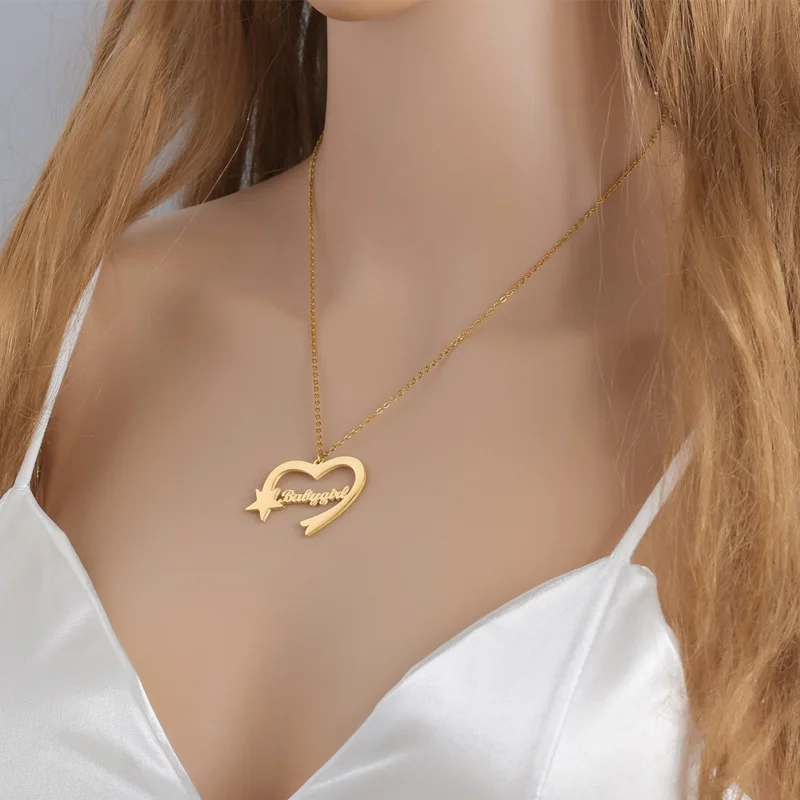 Personalized Trend Jewelry Hollow Pendant Letter Name Customized Necklace Stainless Steel Pendant O-chain Necklace DROPSHIPPING
Personalized Trend Jewelry Hollow Pendant Letter Name Customized Necklace Stainless Steel Pendant O-chain Necklace DROPSHIPPING