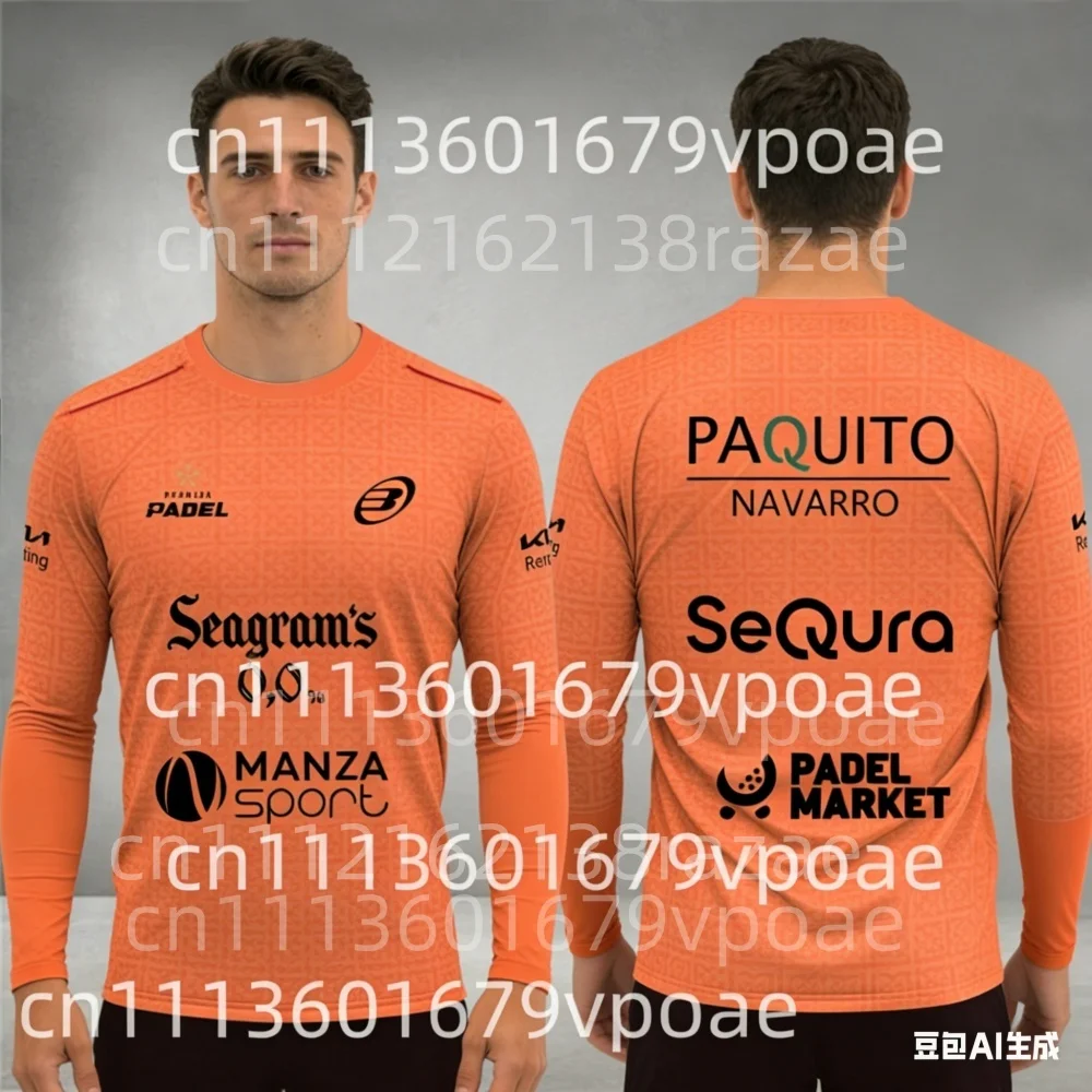 Men's Long-Sleeve Sports T-Shirt Paquito Navarro Co-branded Tennis Breathable Quick-Dry Training Jersey
Men's Long-Sleeve Sports T-Shirt Paquito Navarro Co-branded Tennis Breathable Quick-Dry Training Jersey